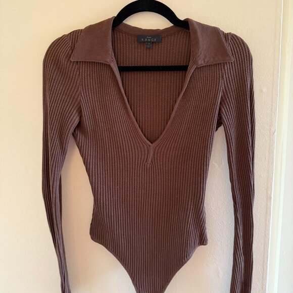 The Range Women's Brown Bodysuit - Picture 2 of 5